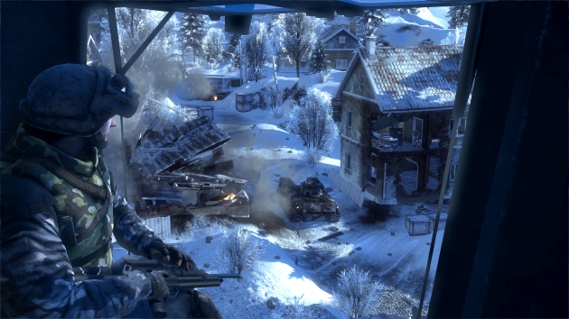 Looking down from on high - Battlefield Bad Company 2